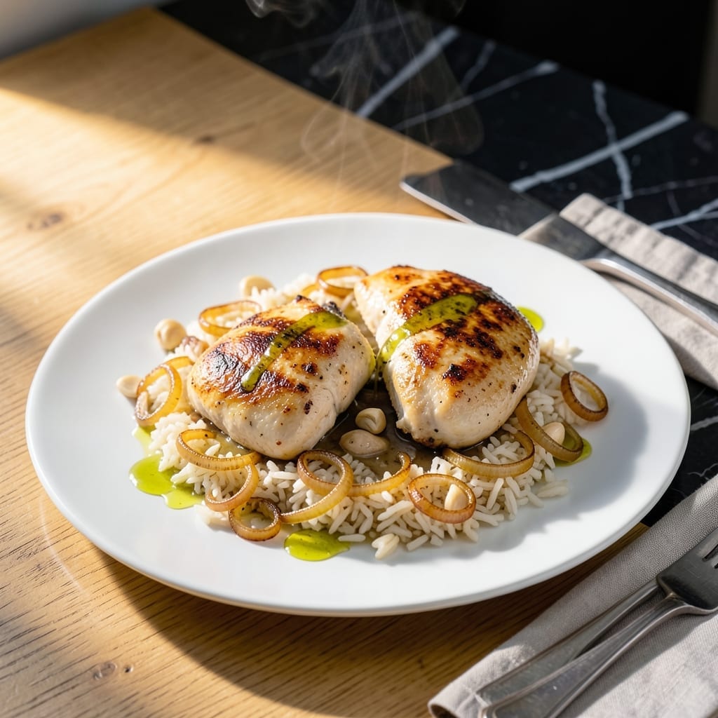 Healthy Chicken and Rice Recipe: Lean Protein With Fluffy Grains