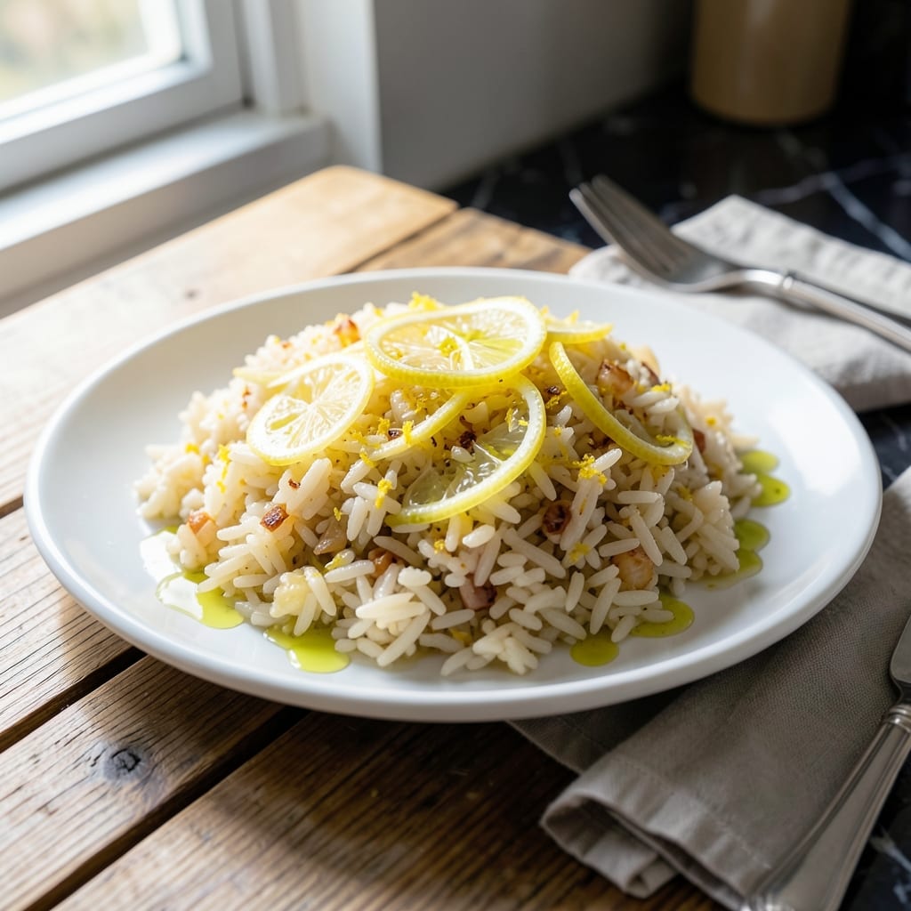 Greek Lemon Rice Recipe: Zesty Mediterranean Side in 30 Minutes