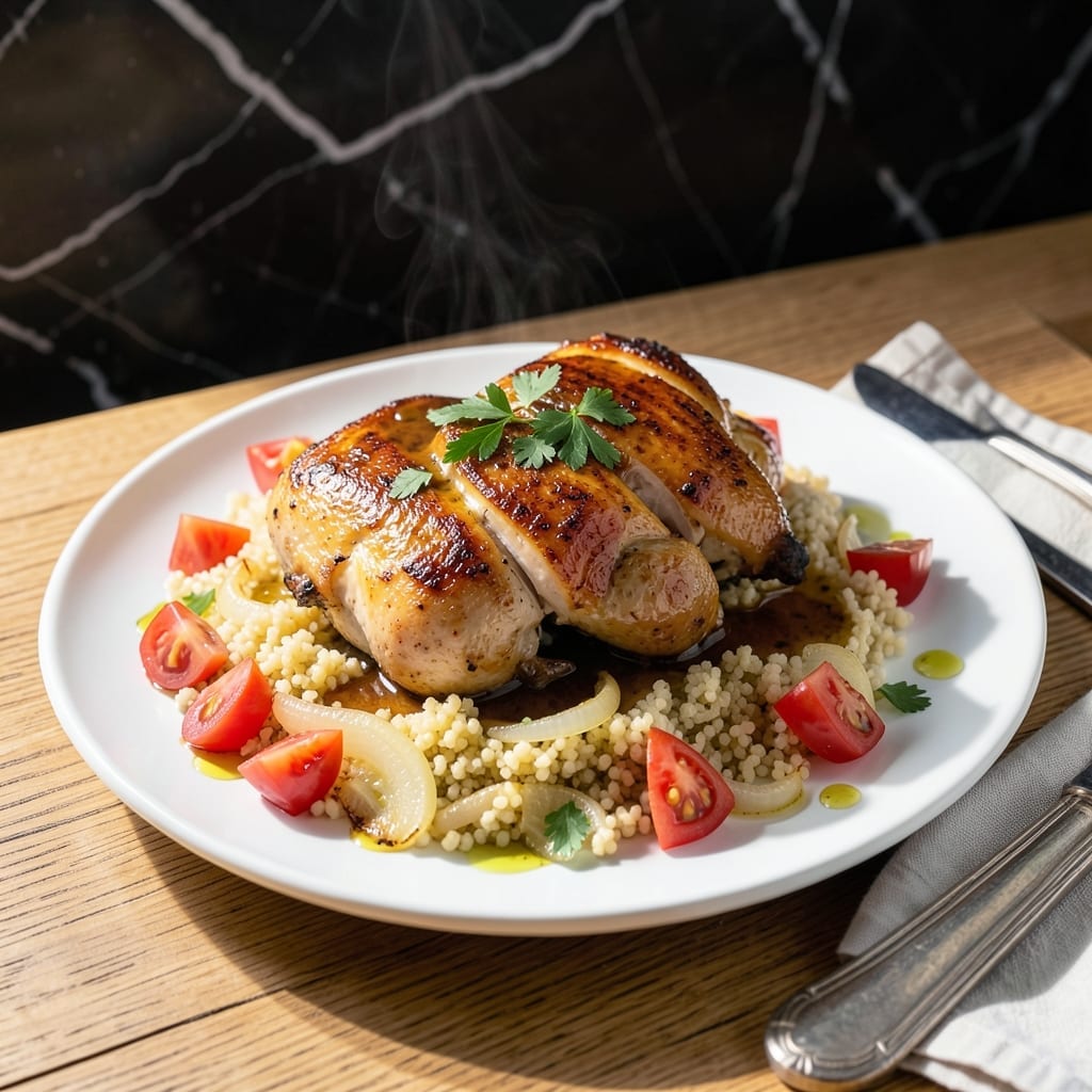 Chicken and Couscous Recipe: Mediterranean Flavor in One Pot Chicken and Couscous Recipe: Mediterranean Flavor in One Pot