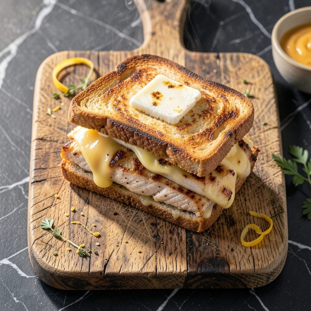 Chicken Grilled Cheese Recipe: Gooey Meltdown With Crispy Edges Chicken Grilled Cheese Recipe: Gooey Meltdown With Crispy Edges