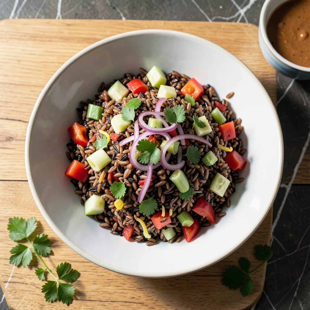 Cold Wild Rice Salad Recipe: Nutty Crunch and Fresh Herb Brightness Cold Wild Rice Salad Recipe: Nutty Crunch and Fresh Herb Brightness