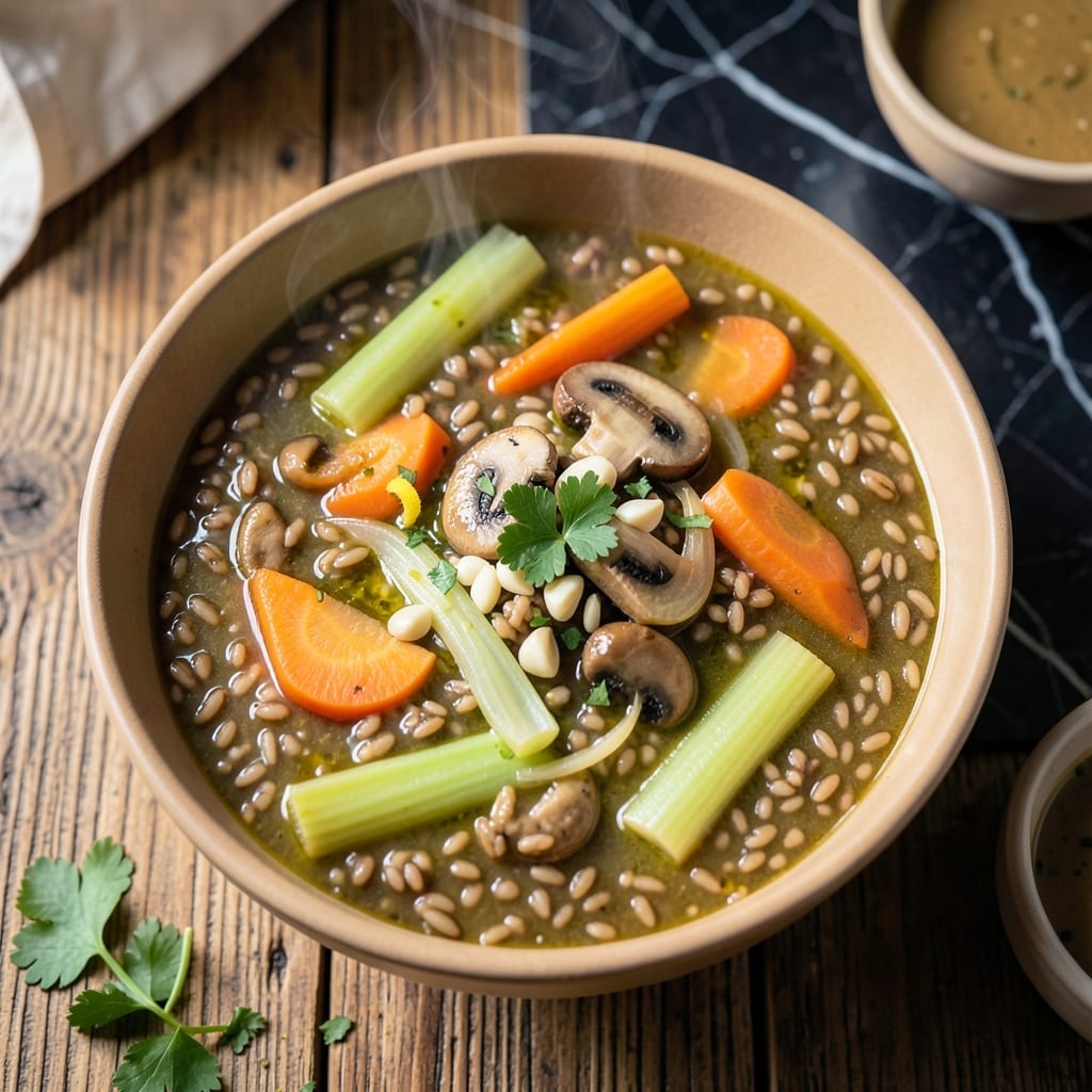 Vegan Wild Rice Soup Recipe: Nutty Depth in Creamy Broth