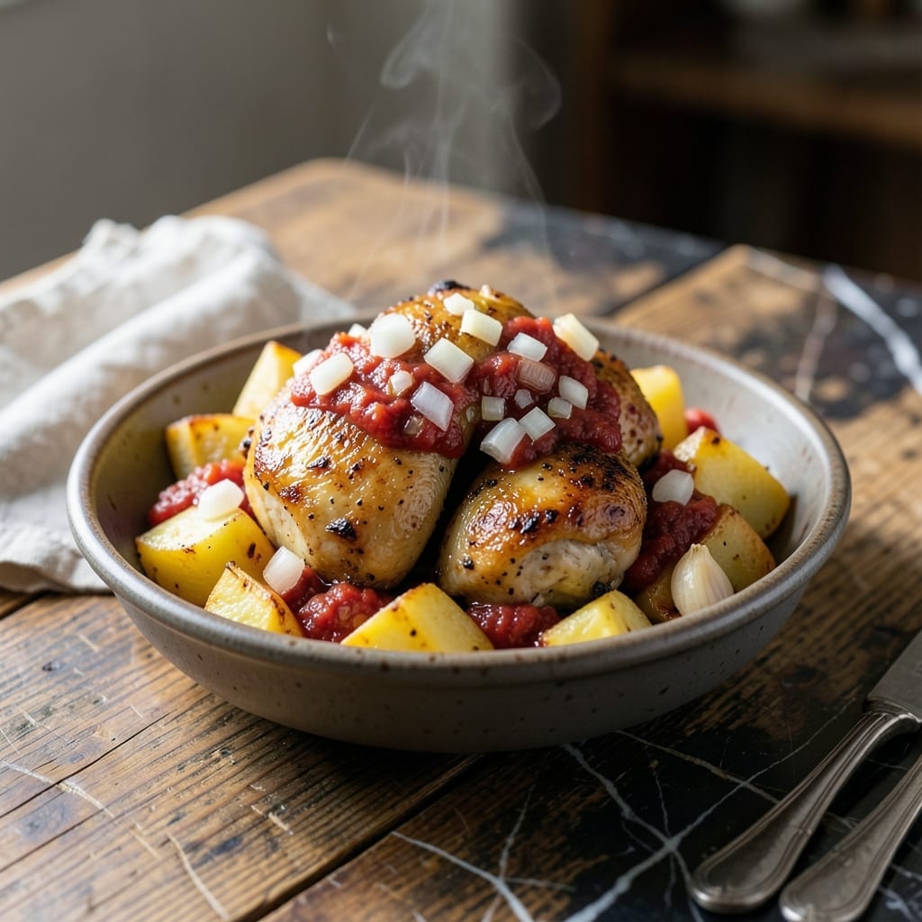 Chicken Putsero Recipe: Tangy Tomato and Potato Simmer