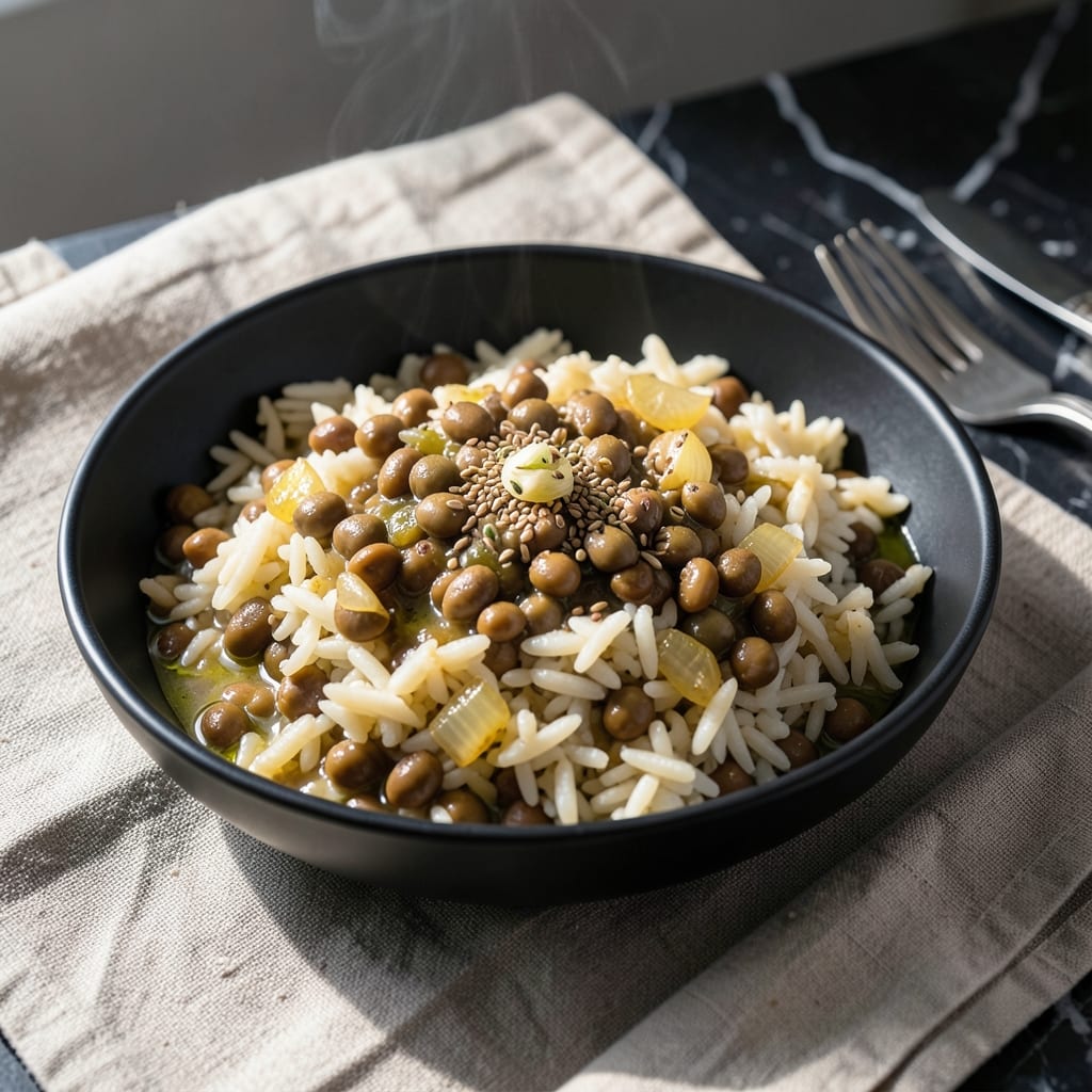 Lentils and Rice in Rice Cooker Recipe: Hands-Off Meal with Perfect Texture