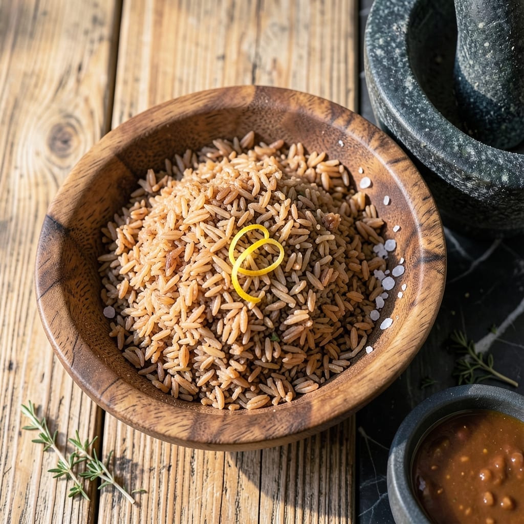 Hand Pounded Rice Recipe: Rustic Texture With Nutty Depth Hand Pounded Rice Recipe: Rustic Texture With Nutty Depth