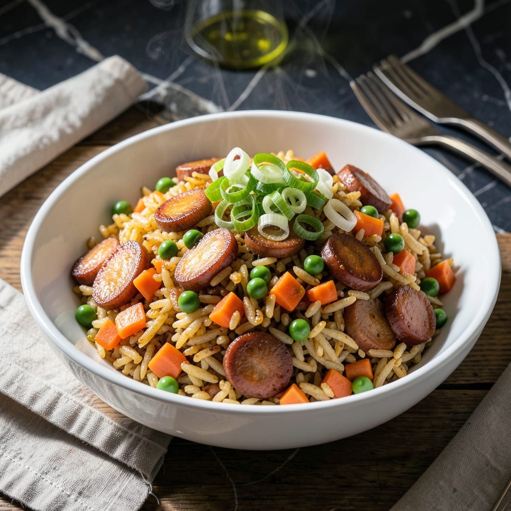 Hot Dog Fried Rice Recipe: Wok-Tossed Savory Surprise Hot Dog Fried Rice Recipe: Wok-Tossed Savory Surprise