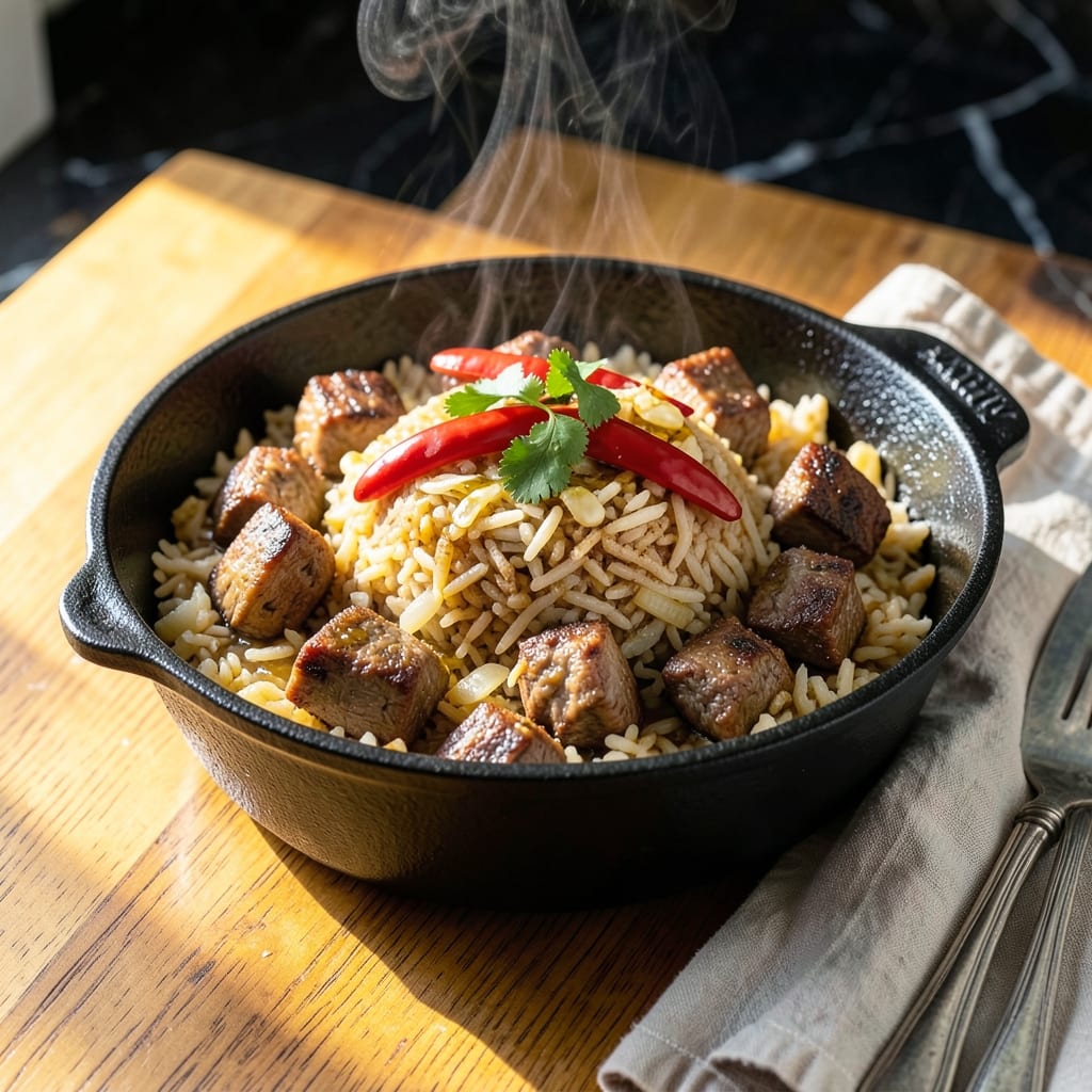 Guyanese Beef Cook Up Rice Recipe: Caribbean One-Pot Flavor Bomb Guyanese Beef Cook Up Rice Recipe: Caribbean One-Pot Flavor Bomb