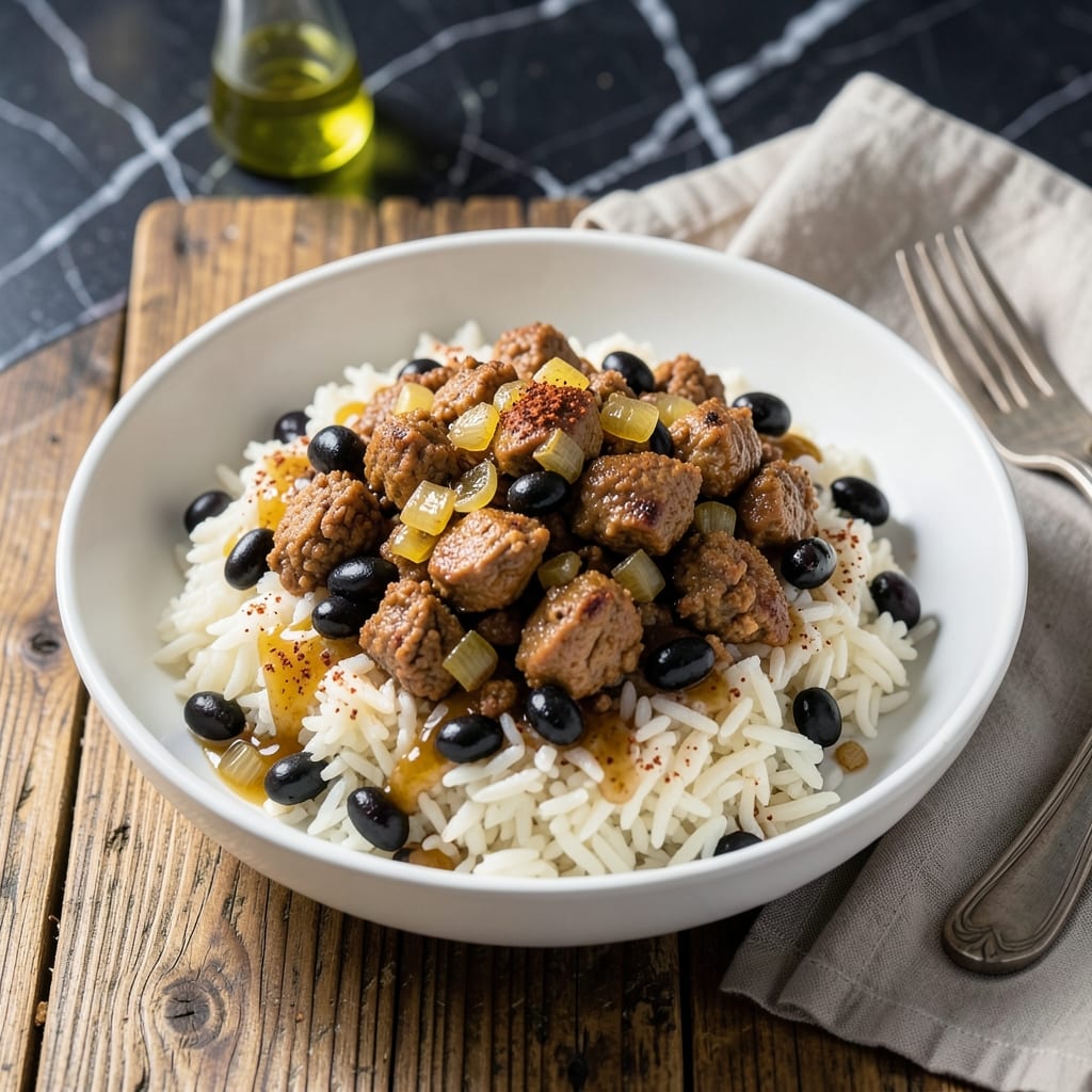 Ground Turkey, Black Beans and Rice Recipe: One-Pot Weeknight Feast