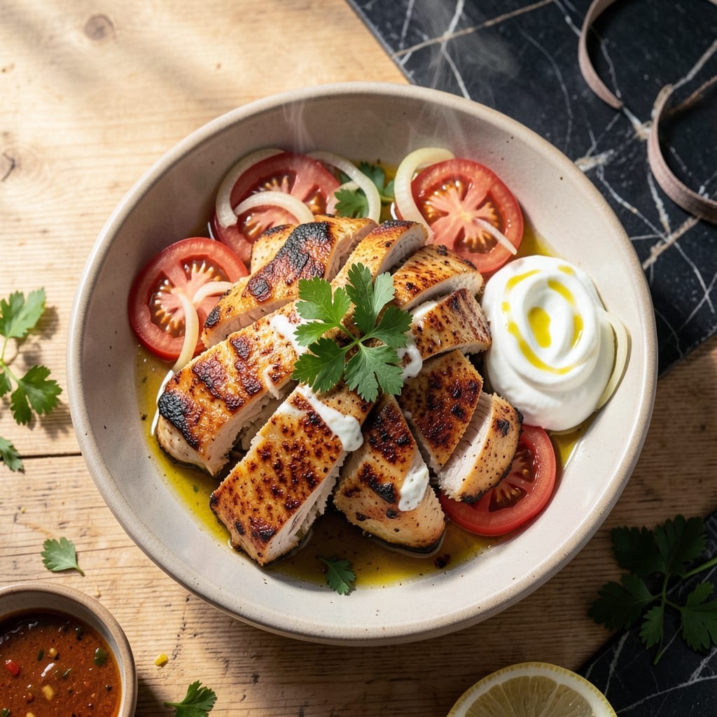 Traditional Chicken Shawarma Recipe: Marinated Spices and Grilled Aroma