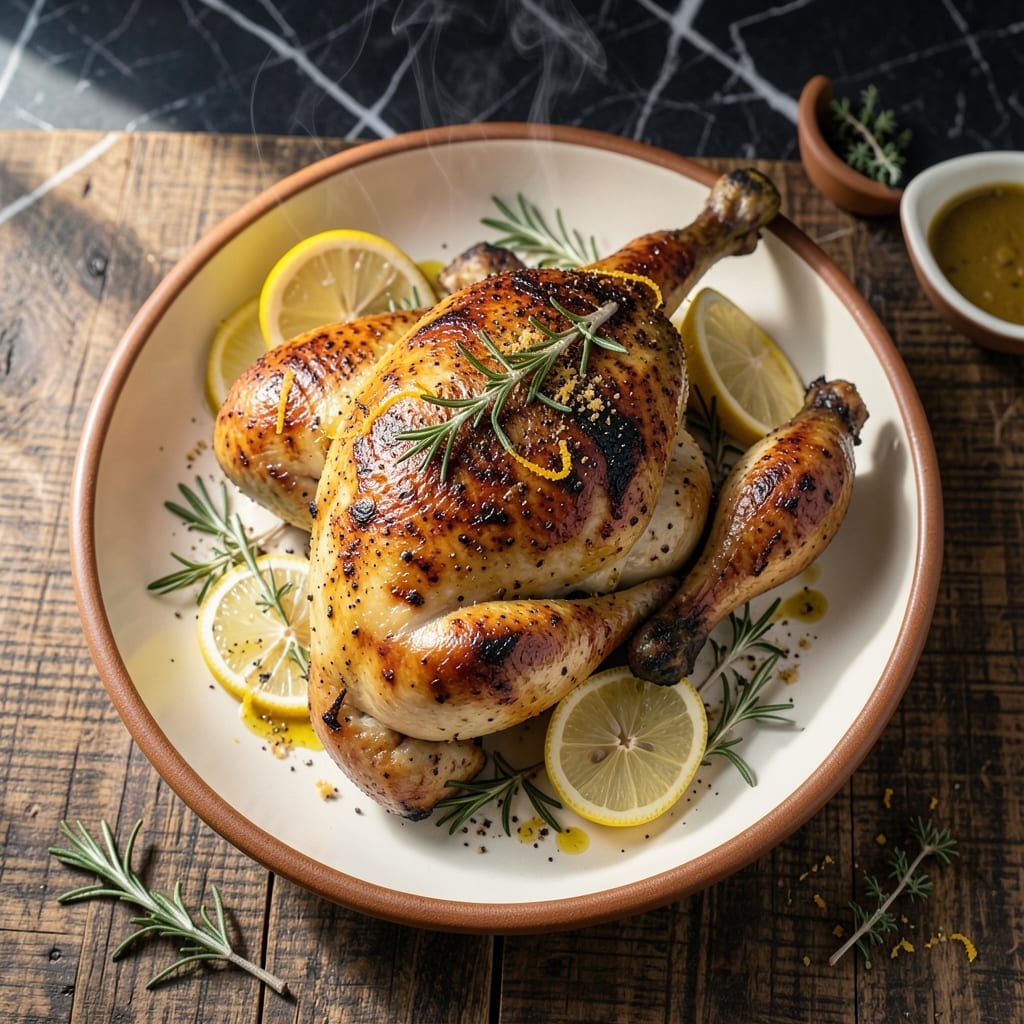 Grilled Half Chicken Recipe: Smoky Crisp Skin and Succulent Meat