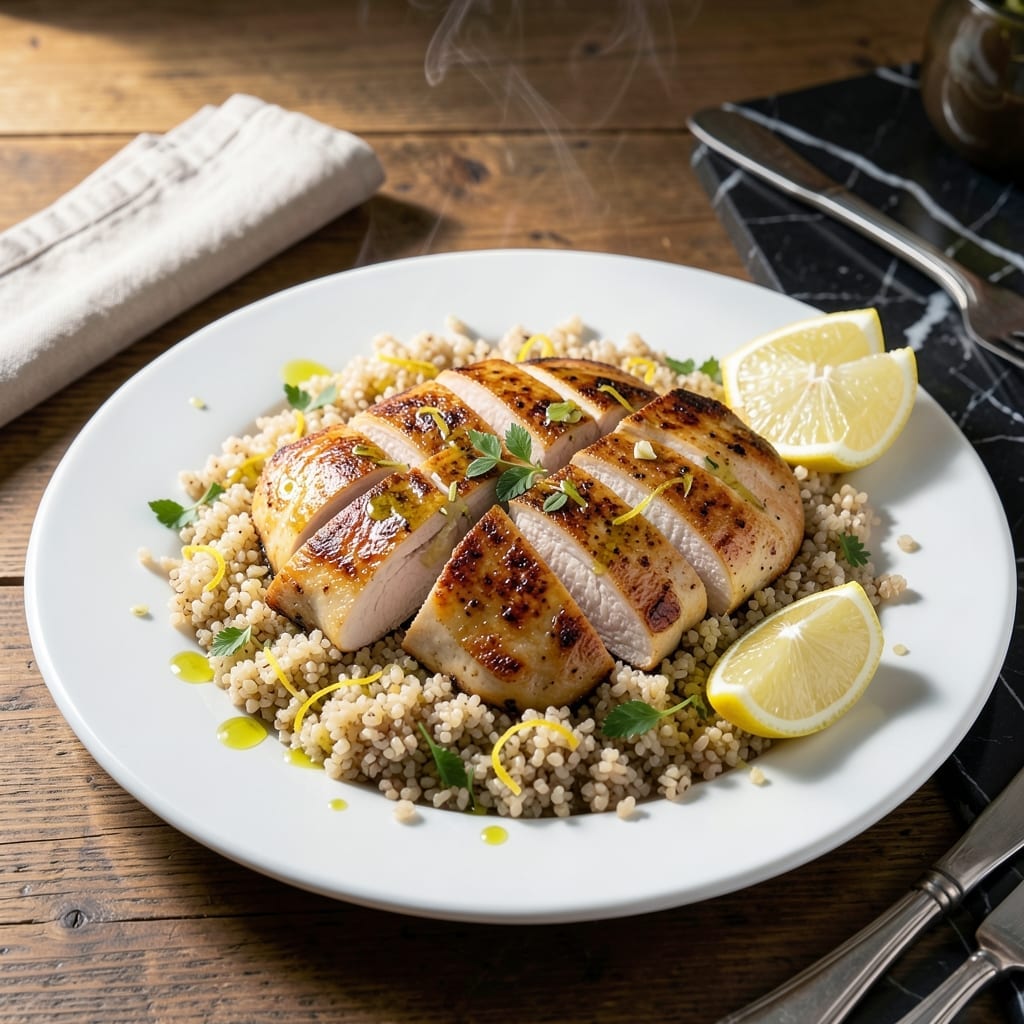 Chicken Quinoa Recipe: Lemon-Herb Infused Power Bowl
