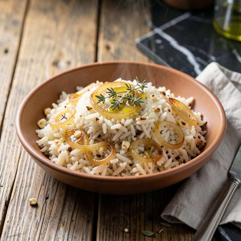 Homemade Rice Pilaf Recipe: Fluffy Grains With Toasted Aromatics Homemade Rice Pilaf Recipe: Fluffy Grains With Toasted Aromatics