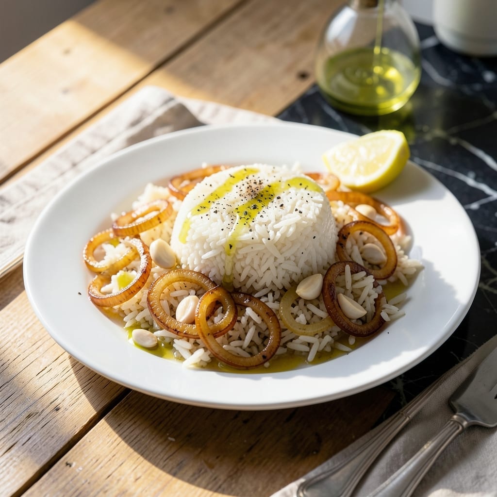 Greece Rice Recipe: Mediterranean Lemon and Herb Infusion Greece Rice Recipe: Mediterranean Lemon and Herb Infusion