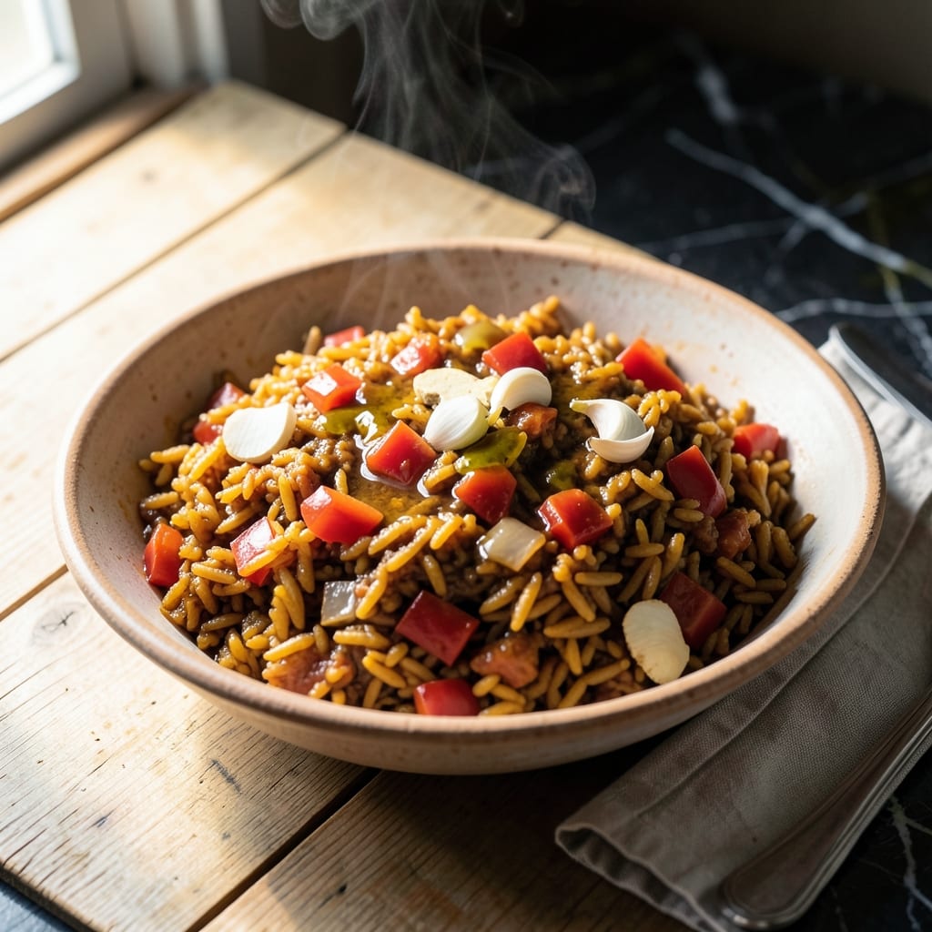 Gambia Jollof Rice Recipe: West African One-Pot Spice Fusion Gambia Jollof Rice Recipe: West African One-Pot Spice Fusion