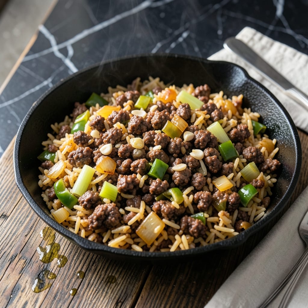 Quick Easy Dirty Rice Recipe With Ground Beef: 20-Minute Creole Comfort Quick Easy Dirty Rice Recipe With Ground Beef: 20-Minute Creole Comfort