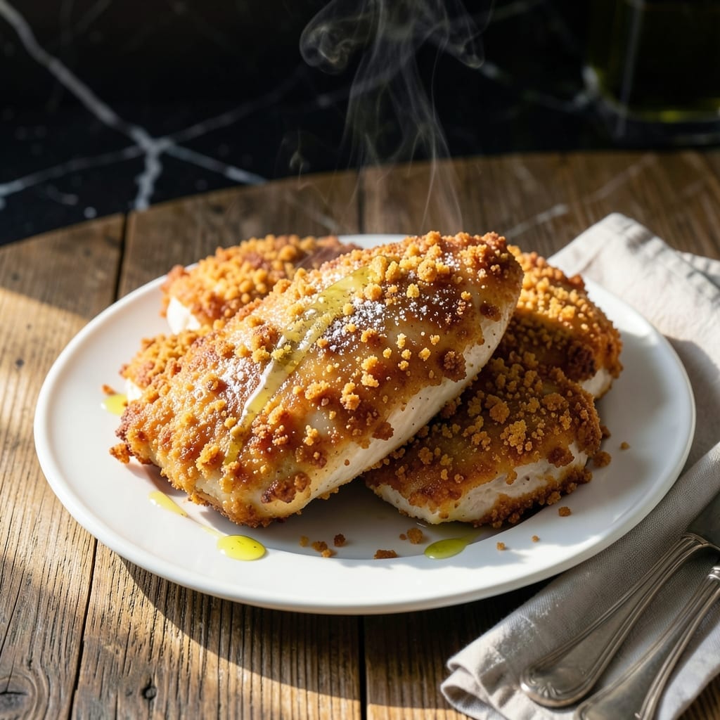 Ritz Chicken Recipe: Crunchy Coated Bake with Golden Finish Ritz Chicken Recipe: Crunchy Coated Bake with Golden Finish