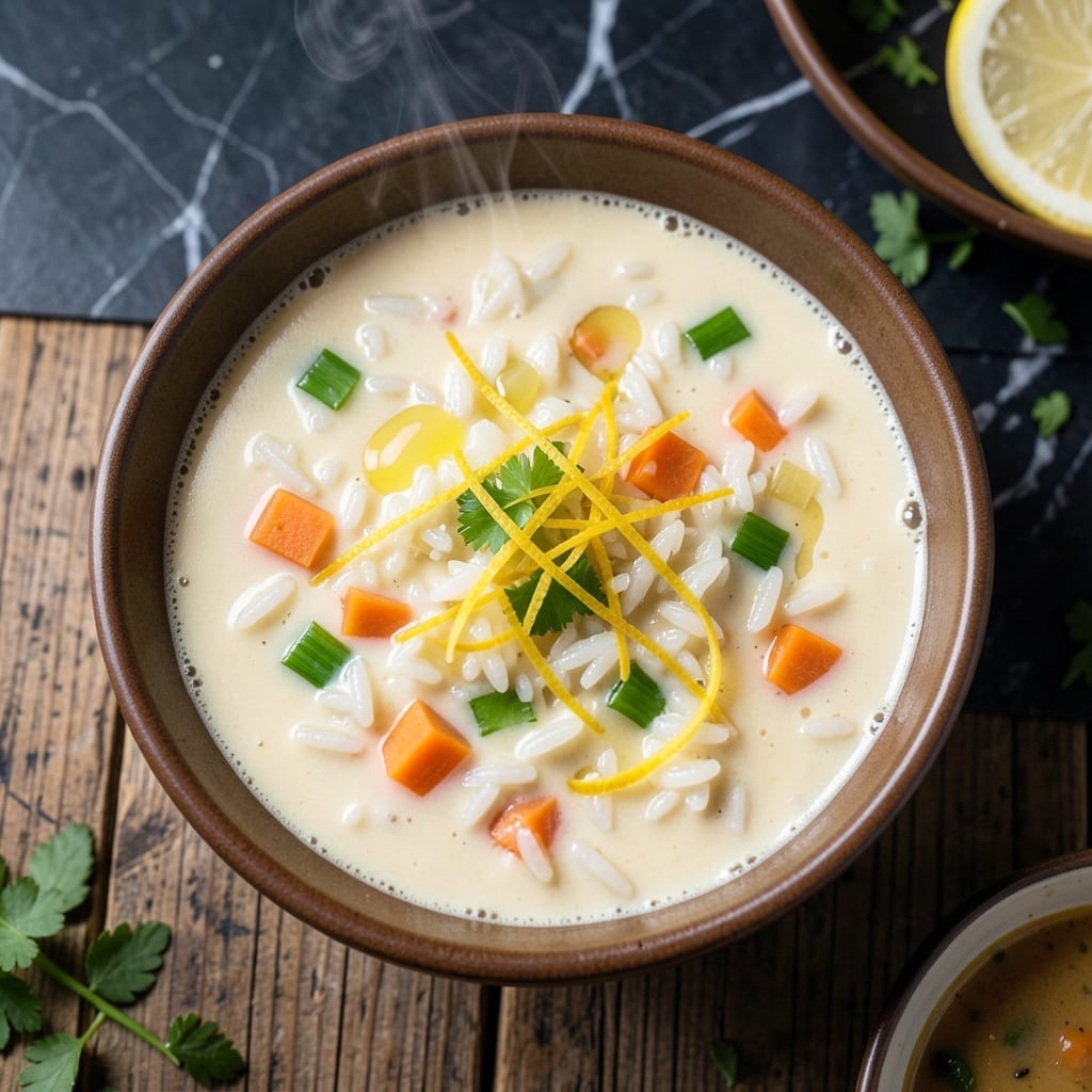 Creamy Lemon Rice Soup Recipe: Bright Citrus in a Velvety Broth
