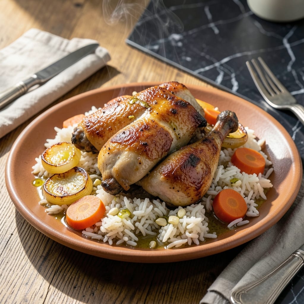 Chicken and Rice Recipe With Chicken Thighs: One-Pot Flavor Explosion