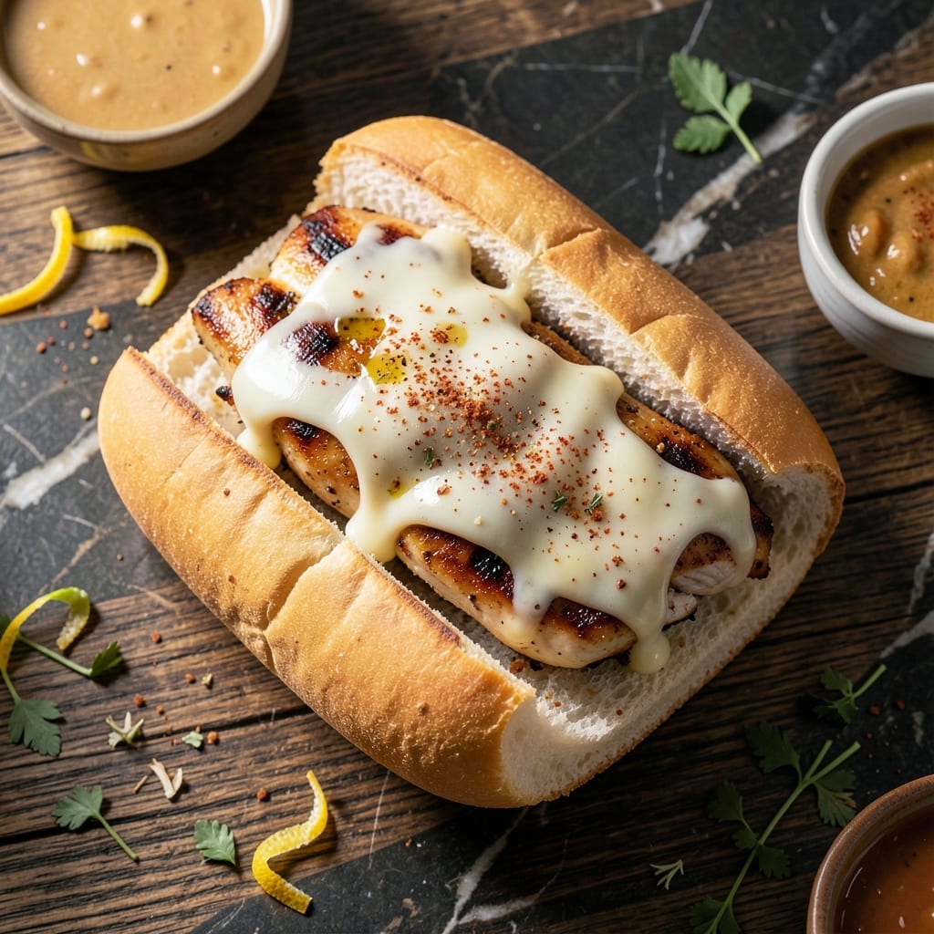 Chicken Sub Recipe: Toasted Hoagie With Melty Provolone