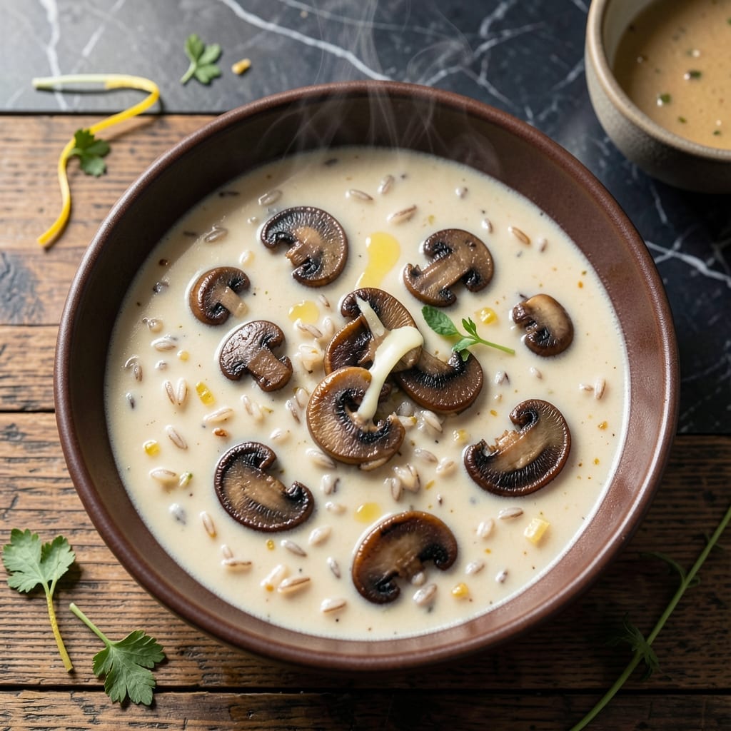 Creamy Mushroom and Wild Rice Soup Recipe: Earthy Richness in Every Spoon Creamy Mushroom and Wild Rice Soup Recipe: Earthy Richness in Every Spoon