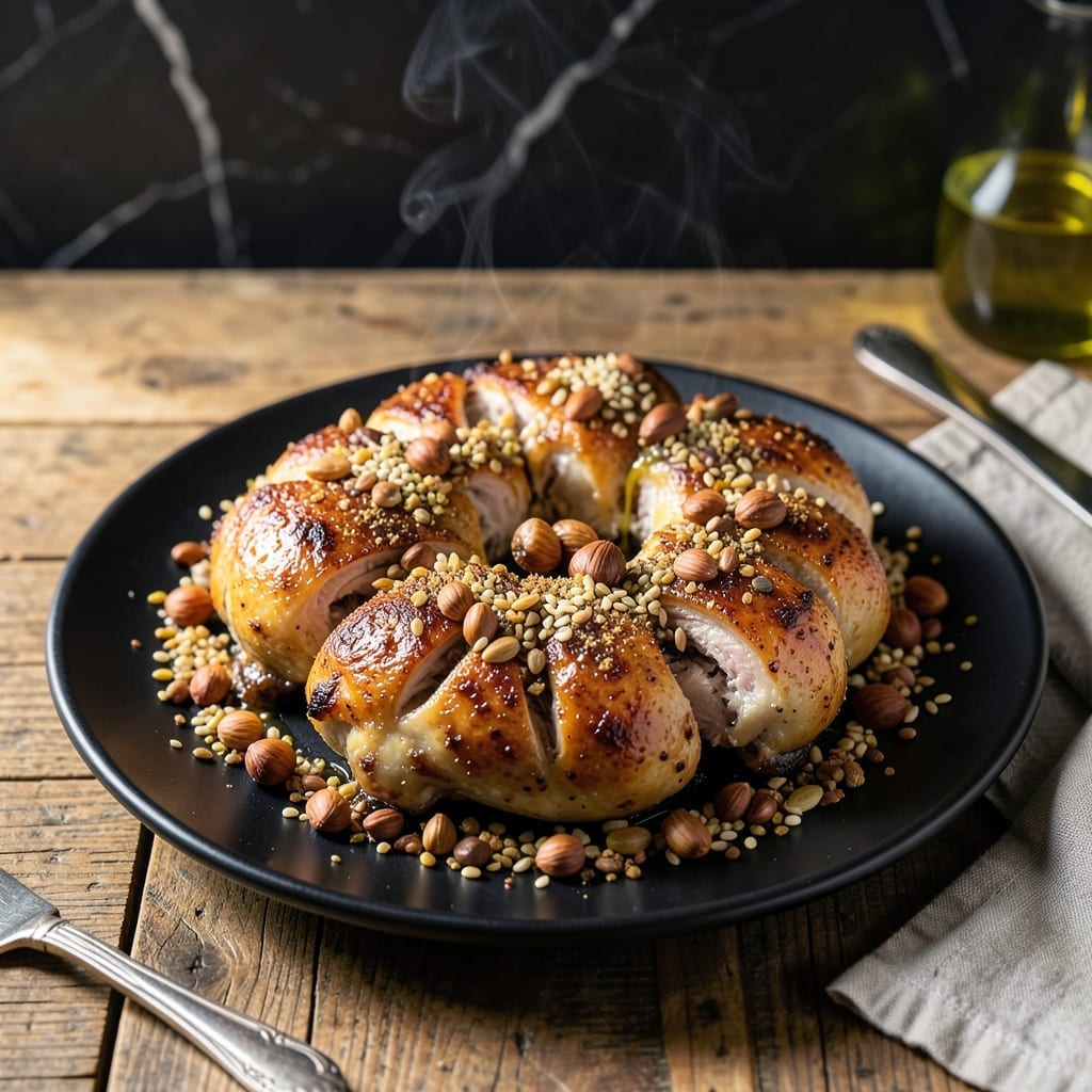 Dukkah Chicken Recipe: Spiced Nut Crust with Juicy Bites Dukkah Chicken Recipe: Spiced Nut Crust with Juicy Bites
