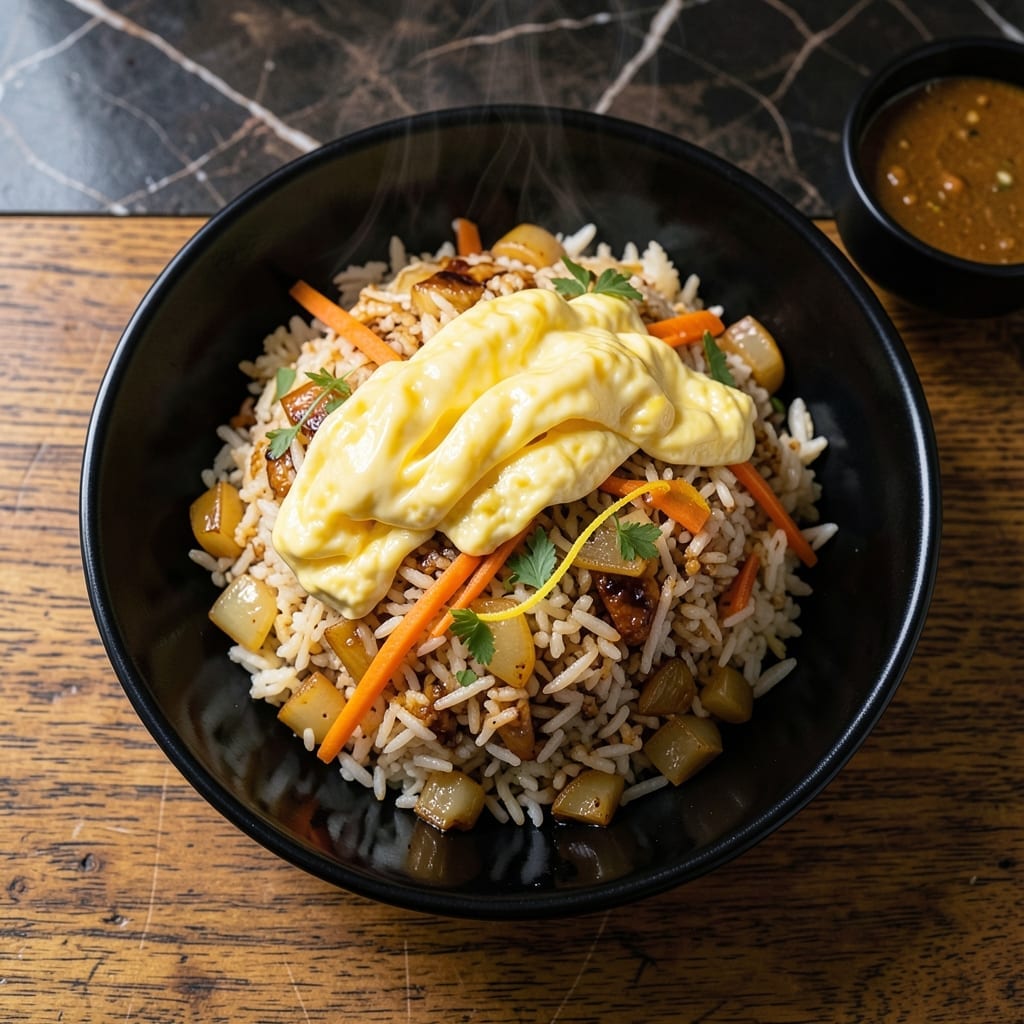 Habachi Fried Rice Recipe: Wok-Charred Umami With Scrambled Egg Ribbons Habachi Fried Rice Recipe: Wok-Charred Umami With Scrambled Egg Ribbons