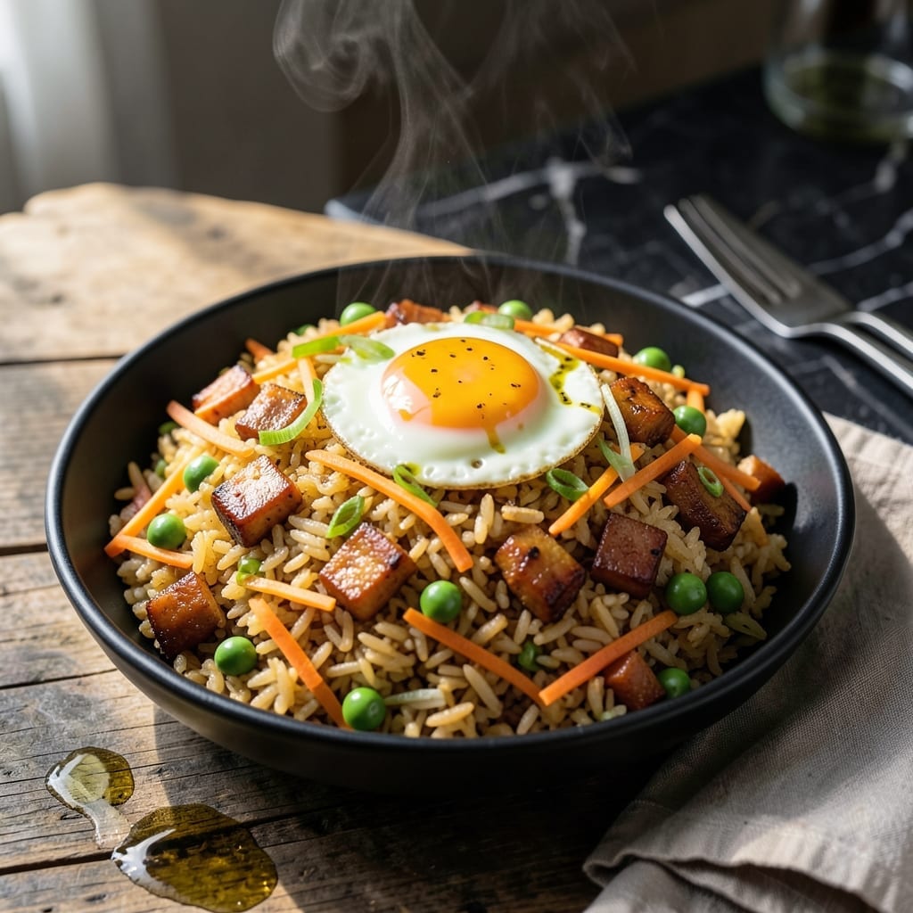 Recipe Fried Rice Chinese: Traditional Cantonese Street Food Style Recipe Fried Rice Chinese: Traditional Cantonese Street Food Style