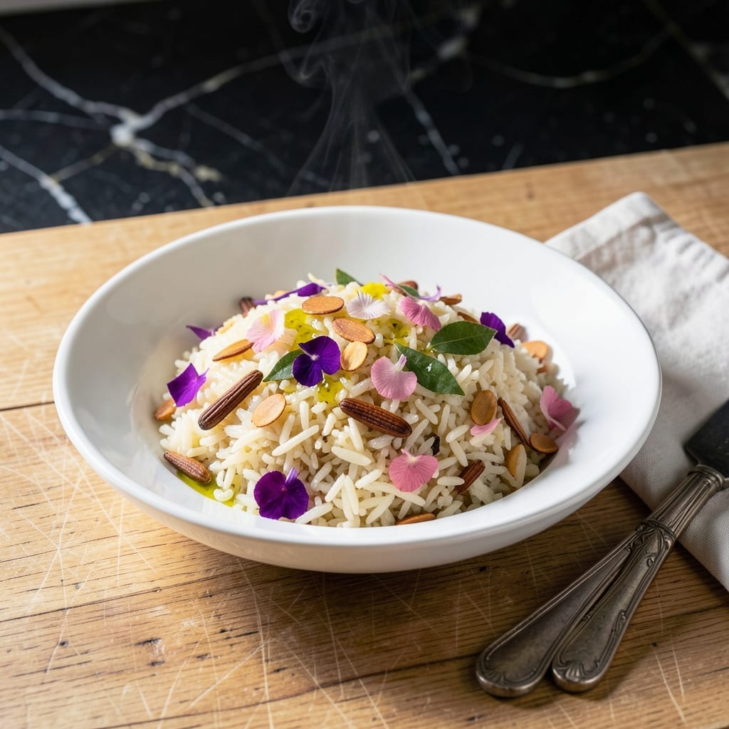 Flower Rice Recipe: Fragrant Blooms With Nutty Depth