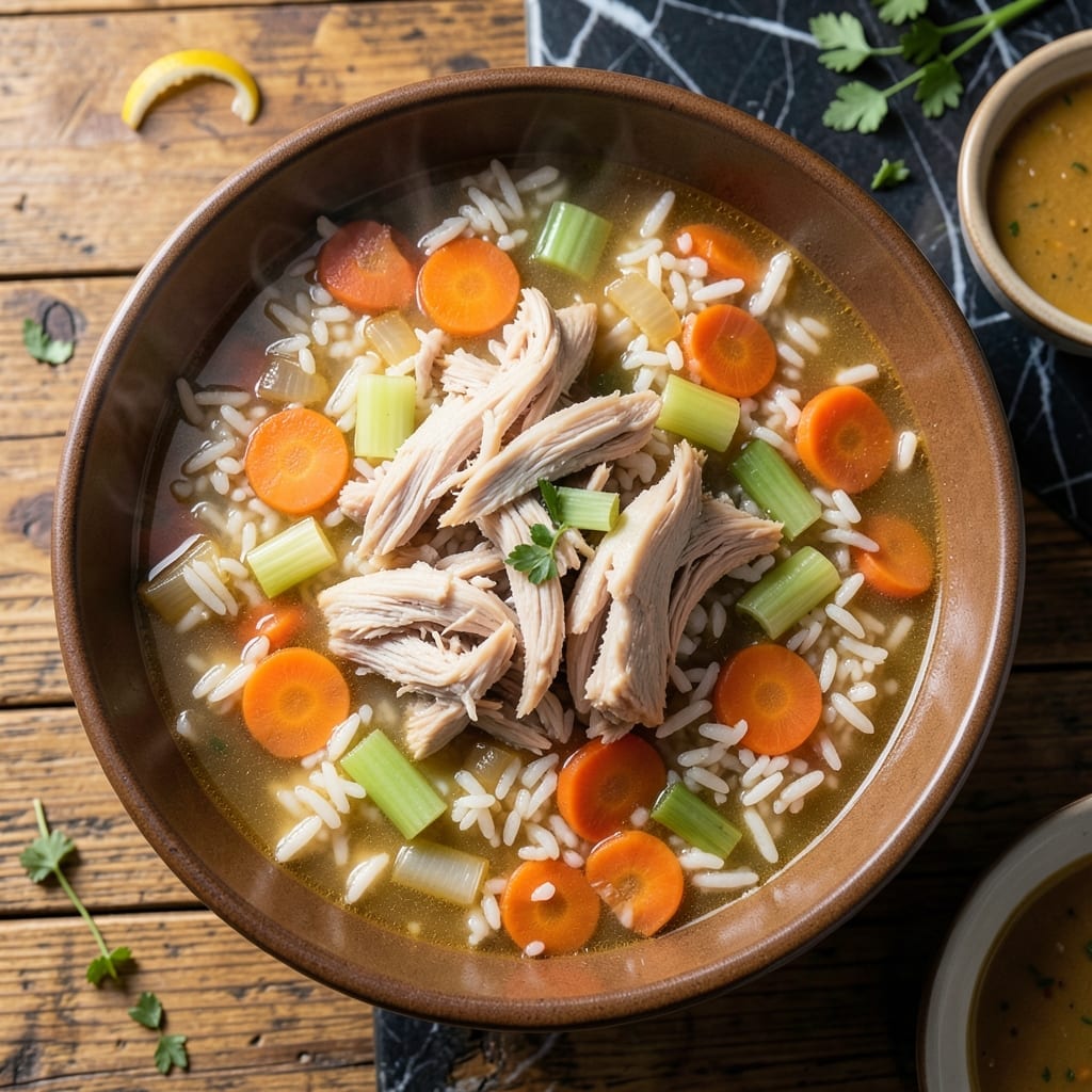 Recipe for Turkey Rice Soup in Slow Cooker: Effortless Comfort With Tender Bites Recipe for Turkey Rice Soup in Slow Cooker: Effortless Comfort With Tender Bites