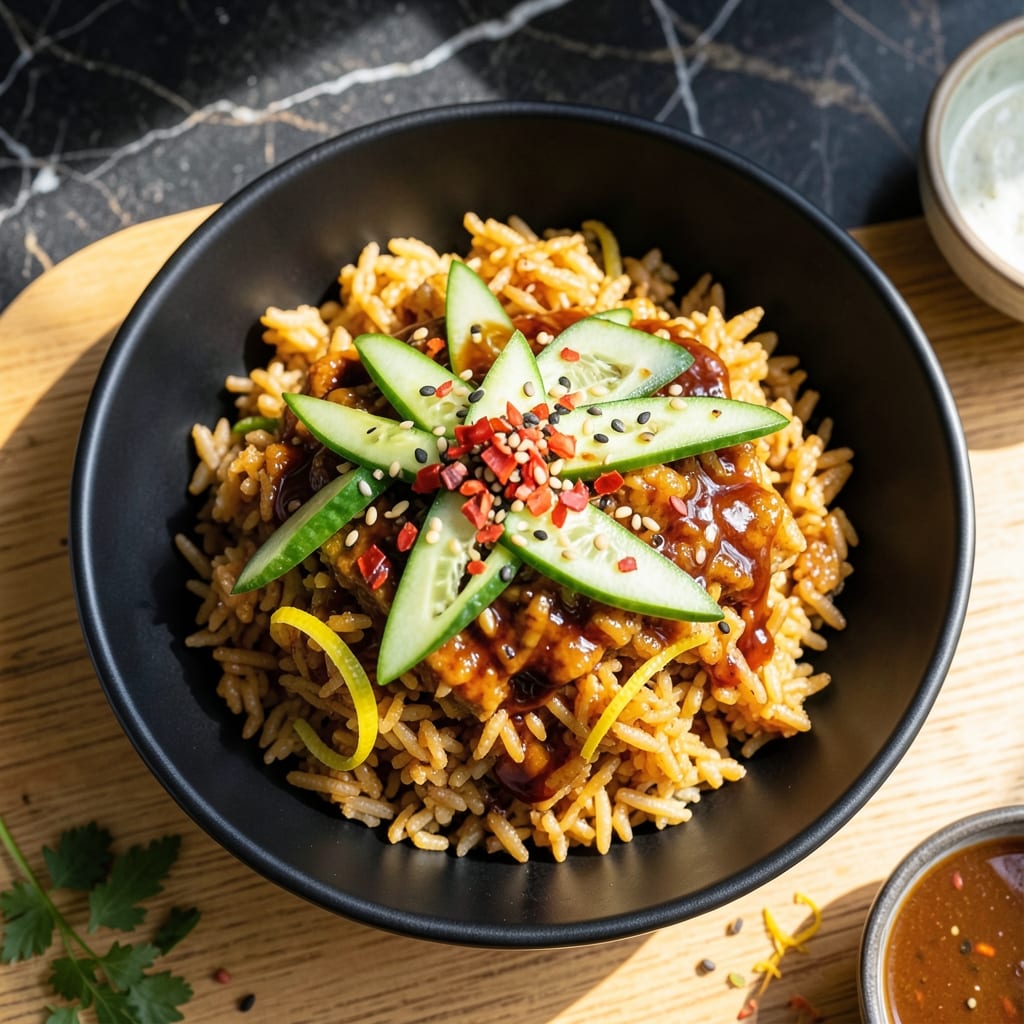 Crispy Chili Rice Salad Recipe: Spicy Crunch in Every Bite