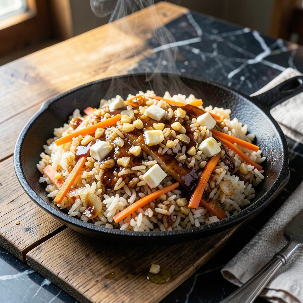 Hibachi Rice Recipe: Wok-Charred Umami With Garden Vegetables Hibachi Rice Recipe: Wok-Charred Umami With Garden Vegetables