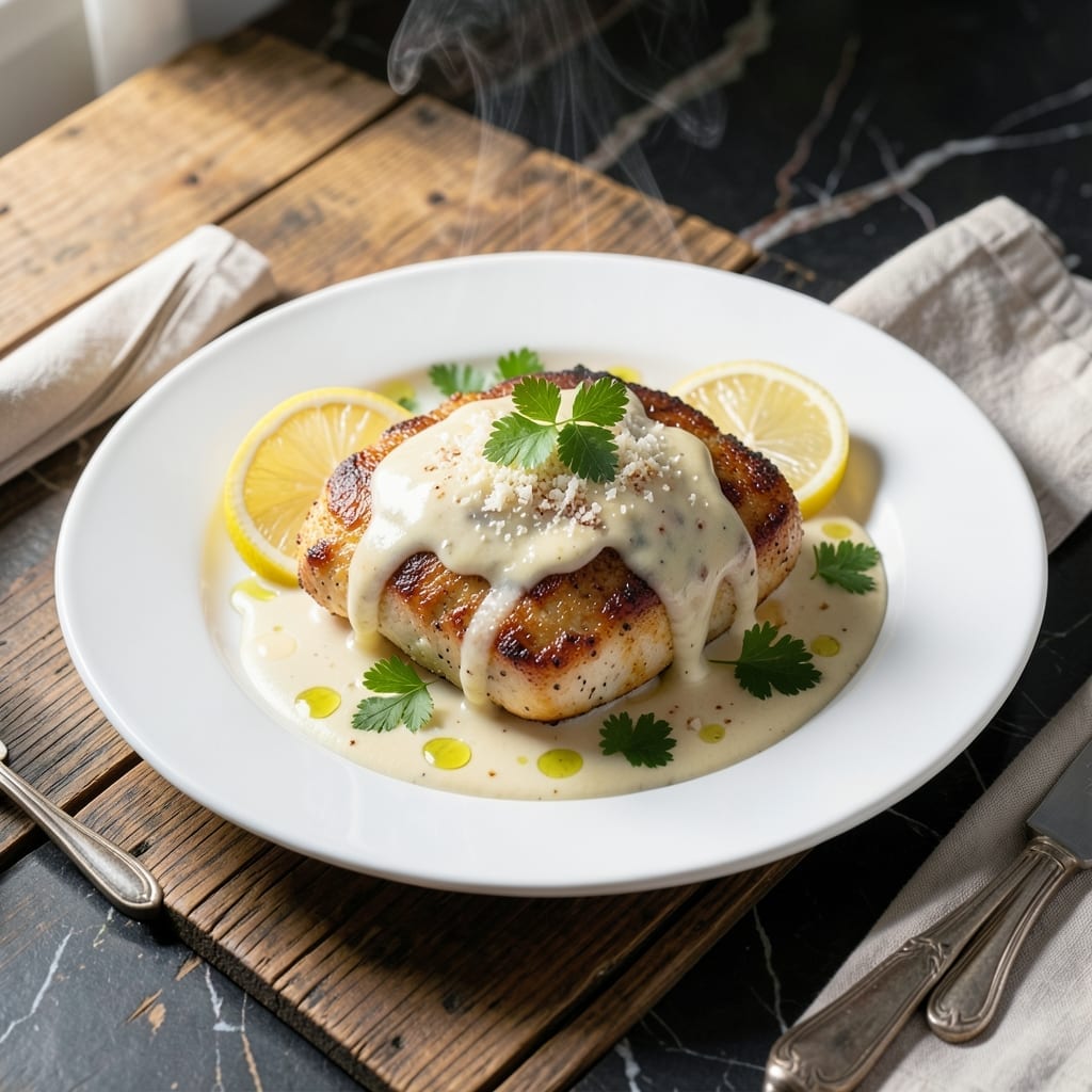 Creamy Parmesan Chicken Recipe: Velvety Sauce Over Golden Cutlets Creamy Parmesan Chicken Recipe: Velvety Sauce Over Golden Cutlets