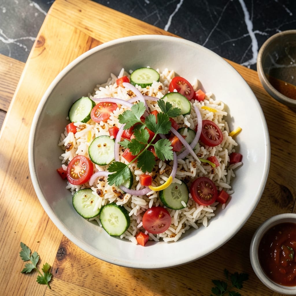 Heavenly Rice Salad Recipe: Light and Fresh Garden Medley
