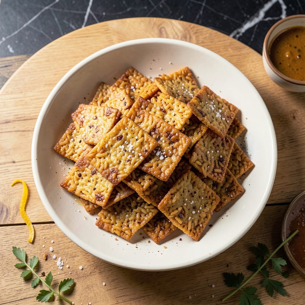 Fried Rice Crackers Recipe: Crunchy Golden Bites With Wok-Toasted Flavor Fried Rice Crackers Recipe: Crunchy Golden Bites With Wok-Toasted Flavor