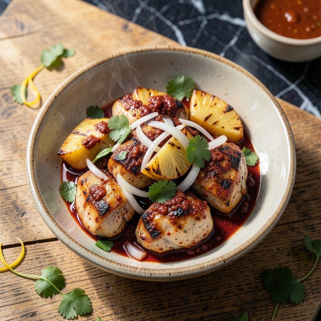 Chicken Pastor Recipe: Smoky Marinated Grill with Pineapple Salsa