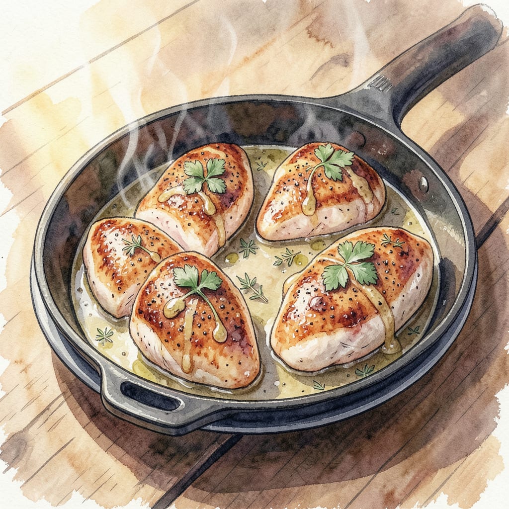 Dutch Oven Chicken Breast Recipe: Tender & Juicy Every Time example with annotations
