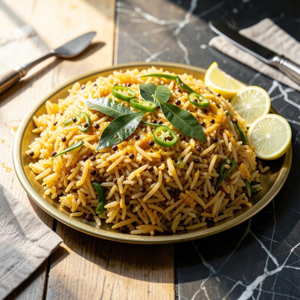 Chitranna Rice Recipe: South Indian Lemon-Infused Comfort Chitranna Rice Recipe: South Indian Lemon-Infused Comfort
