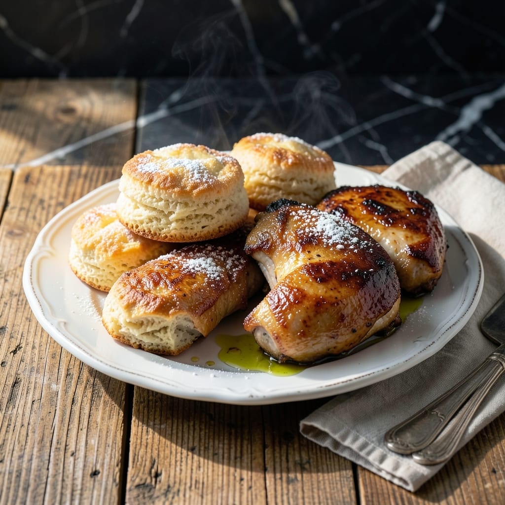 Old Fashioned Chicken and Biscuits Recipe: Fluffy Pillows Soaking in Savory Gravy Old Fashioned Chicken and Biscuits Recipe: Fluffy Pillows Soaking in Savory Gravy