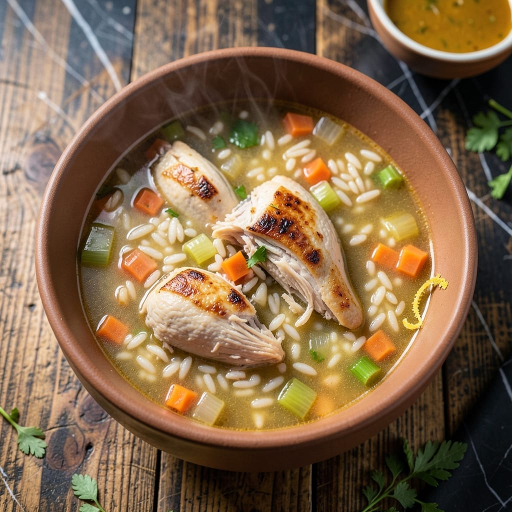 Italian Chicken and Rice Soup Recipe: Rustic Herb-Infused Broth with Tender Bites