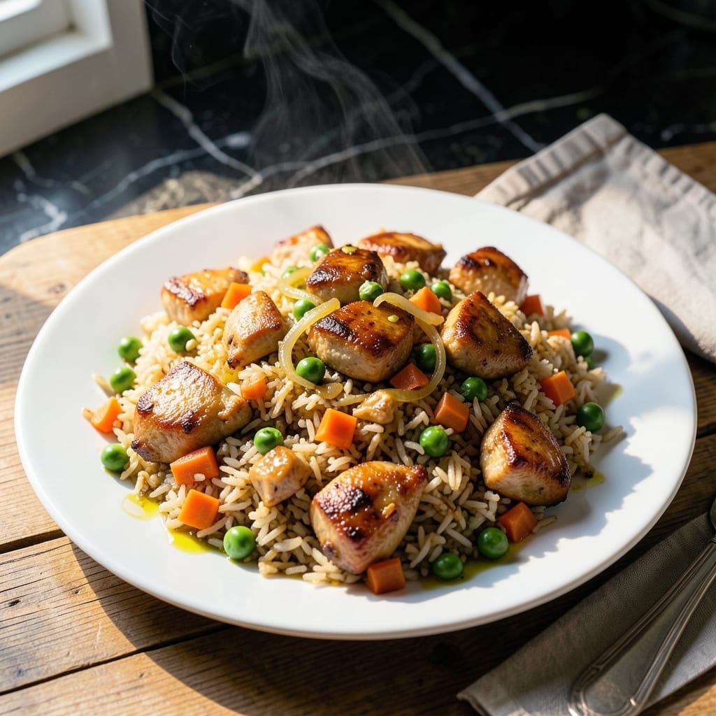 Filipino Chicken Fried Rice Recipe: Wok-Charred Island Flavors