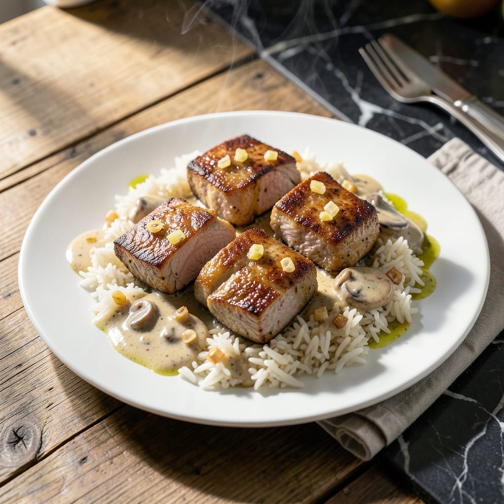 Slow Cooker Pork Chops and Rice Recipe: Hands-Off Tender Bites Slow Cooker Pork Chops and Rice Recipe: Hands-Off Tender Bites