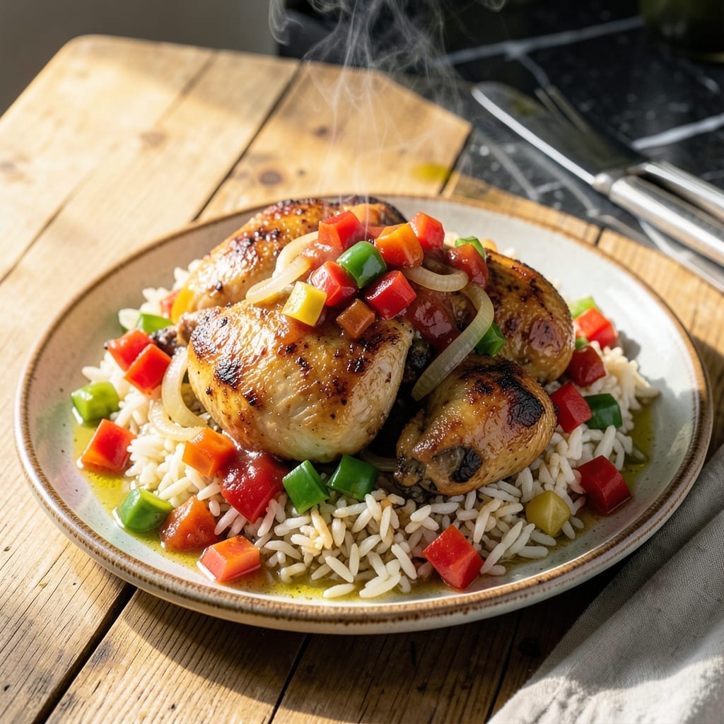 Costa Rican Chicken and Rice Recipe: Island Spice Over Fragrant Grains Costa Rican Chicken and Rice Recipe: Island Spice Over Fragrant Grains