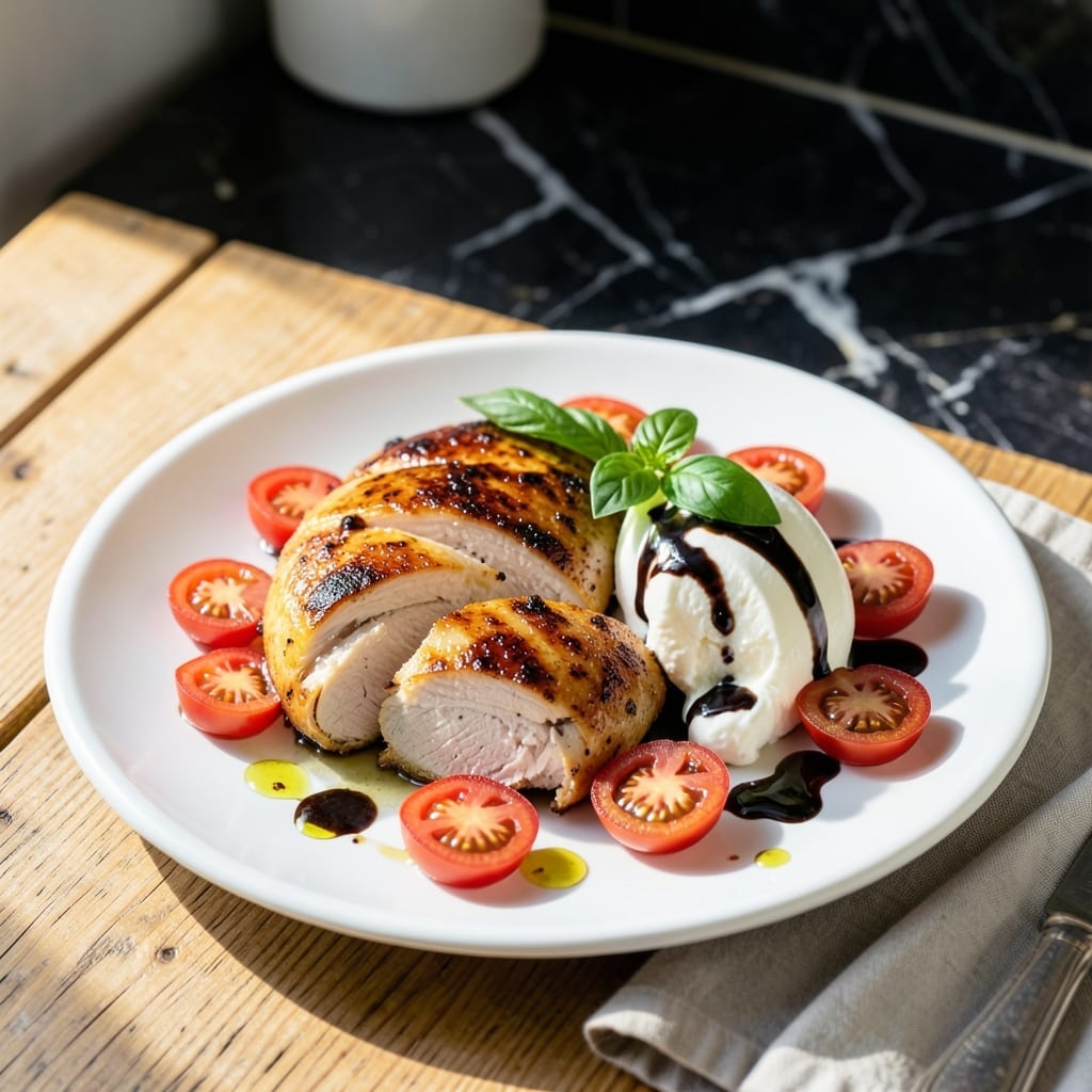 Chicken Burrata Recipe: Creamy Mozzarella and Tomato Delight
