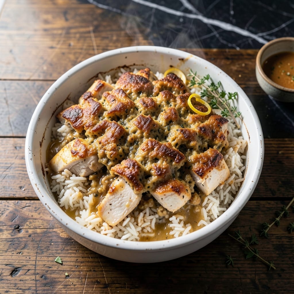 Chicken Rice and Stuffing Casserole Recipe: Savory One-Dish Family Meal