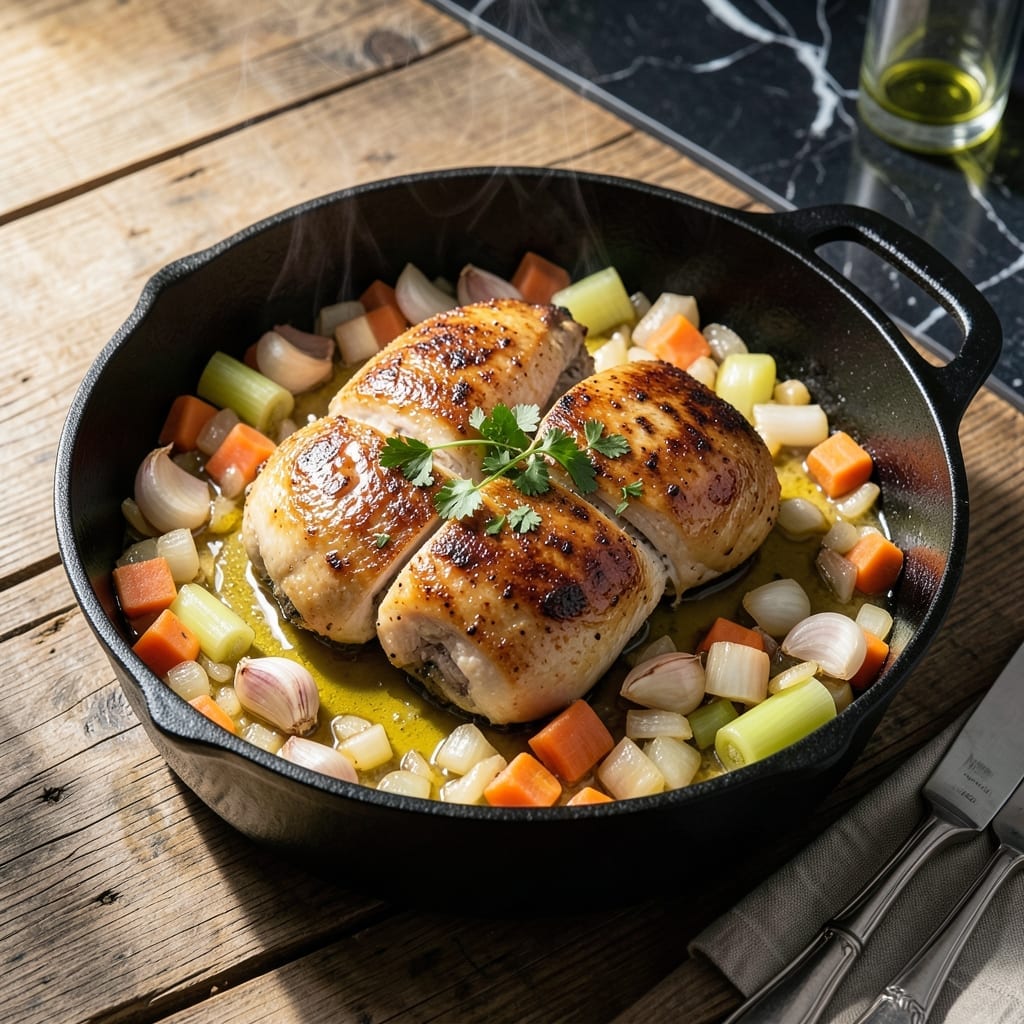 Chicken Mirepoix Recipe: Classic French Aromatic Base