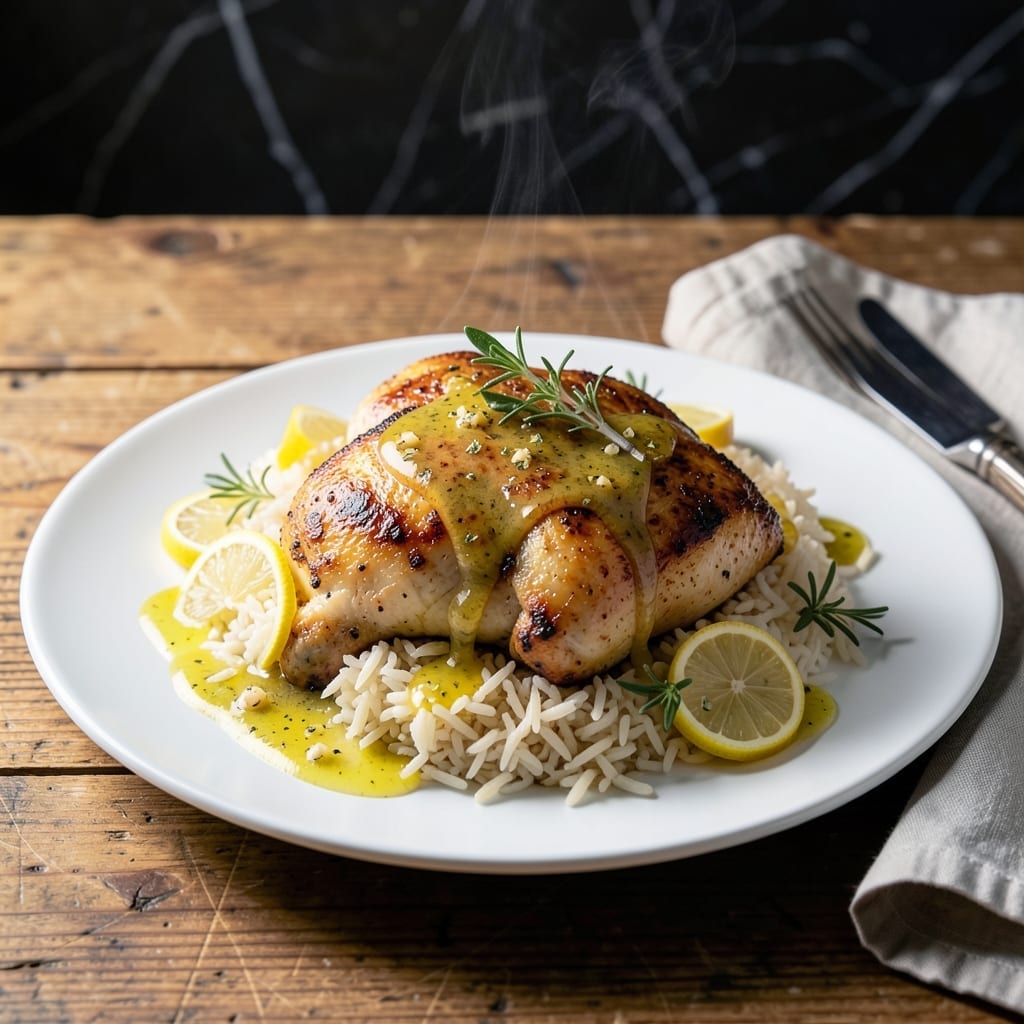 Lemon Chicken Over Rice Recipe: Zesty Citrus Glaze on Fluffy Jasmine