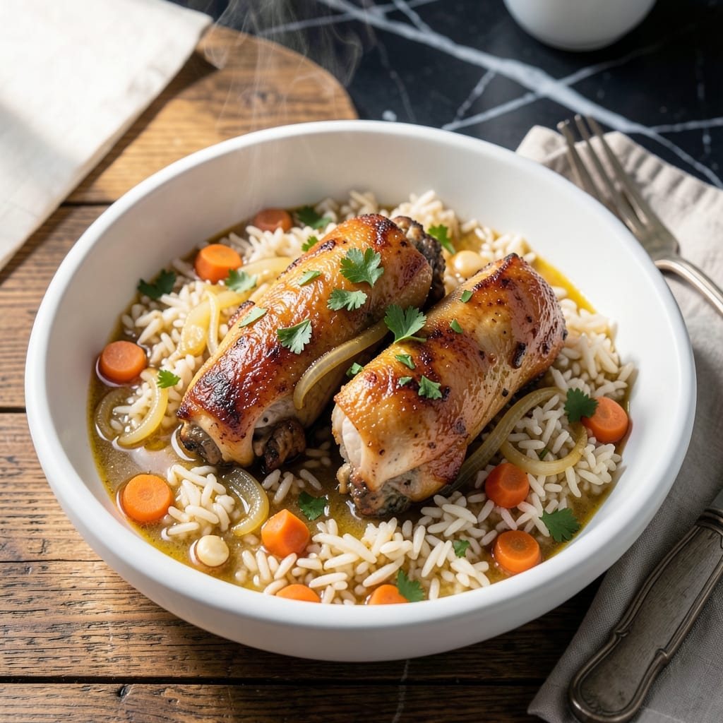 Chicken and Rice Crockpot Recipe With Chicken Broth: Slow-Cooked Savory Simplicity