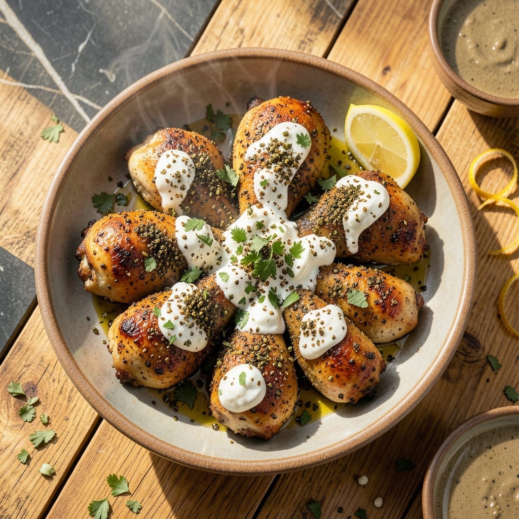 Za'atar Chicken Recipe: Middle Eastern Herb-Crusted Delight