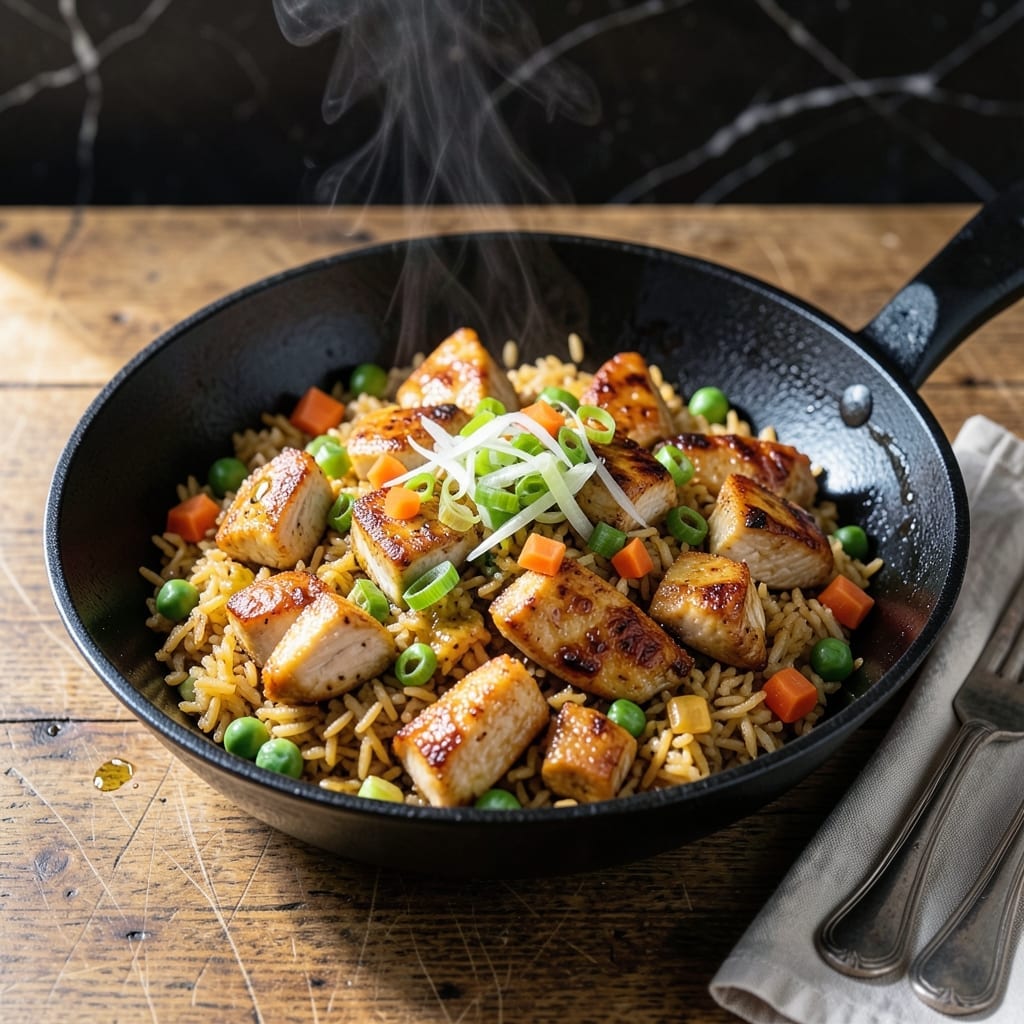 Chicken Fried Rice Wok Recipe: Savory Street Food in 20 Minutes