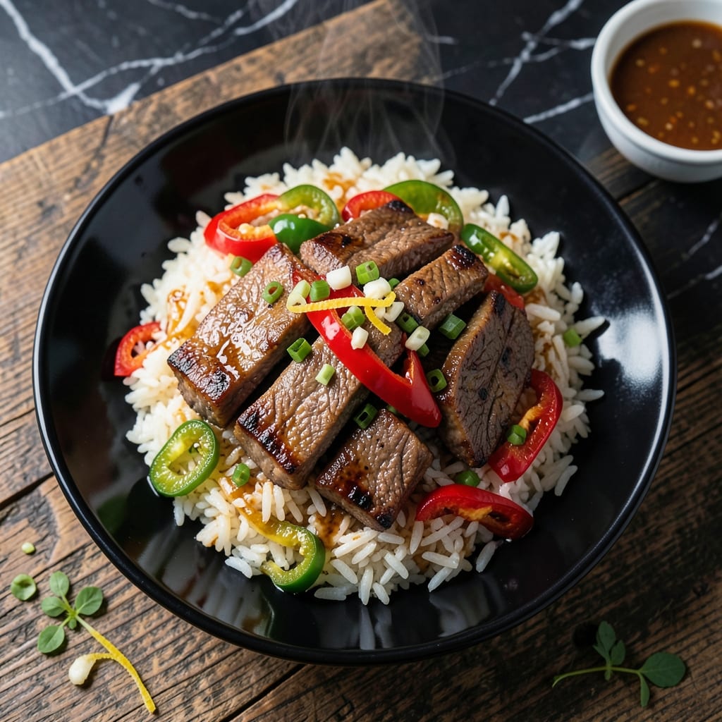 Beef Pepper Rice Recipe: Stir-Fried Savory Bites With Bell Peppers Beef Pepper Rice Recipe: Stir-Fried Savory Bites With Bell Peppers